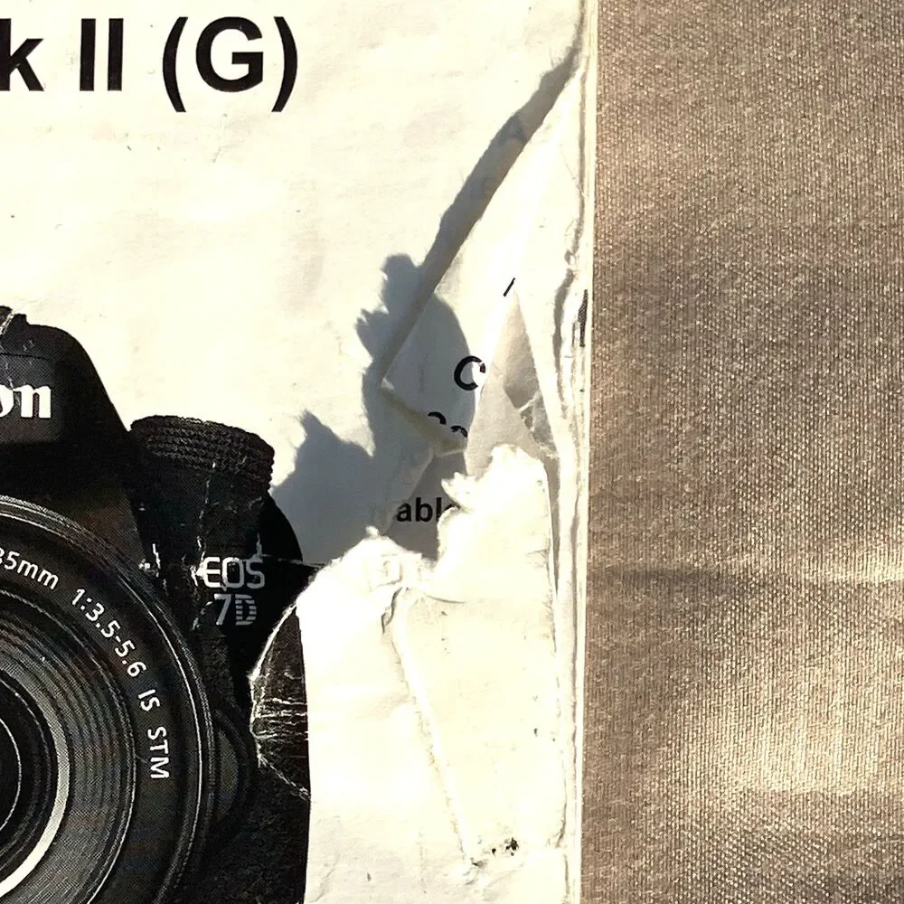 Basic Instruction Manual Canon EOS 7D Mark II SPANISH Camera Genuine Pocket